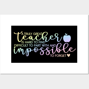 Inspiring teacher quote to motivate Posters and Art